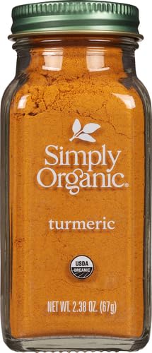 Simply Organic Ground Turmeric Root, Certified Organic | 2.38 oz | Pack of 2 | Curcuma longa L.