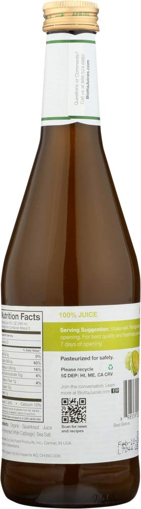 16.9 oz 2 Biotta Sauerkraut Juice -- fl - pc