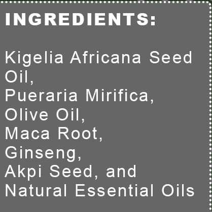Generic 3.4 oz (100 ml) Kigelia Africana Dry Fruit Tincture, Pure Herbal Extract Massage Oil, All Natural & Vegan, fl