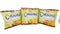 Oishi Ribbed Crackling - Old Fashioned Salt & Vinegar Flavored, Net Wt 1.76oz (50g), 3 Pack