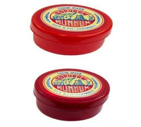 Gopuram Haldi Sindoor, 30 GM Pack (3 x 10 GM Tin)