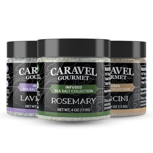 Herb & Mushroom Infused Perfection: Rosemary, Lavender & Porcini Sea Salts