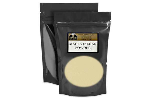 Chef Cherie Malt Vinegar Powder in a resealable plastic bag - (1 lb. [16