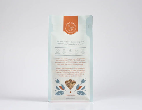Sweet Diane's (12 oz): Sweet Dianes Granola Standard Size Organic, Low-Sugar, High-Fiber, Gluten-Free, Vegan, Delicious