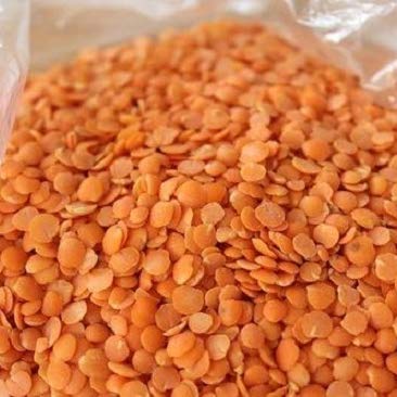Bulk-7LB Organic Red Split Lentils aka Masoor Dal low calories rich in Iron and Protein Raw non-GMO Vegan