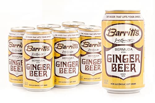 Barritt's Ginger Beer Original Ginger Beer, Non-Alcoholic Soda Cocktail Mixer, 12 fl