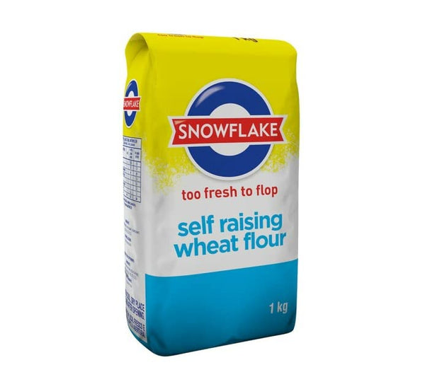 Generic Snowflake Self Raising Flour | 1Kg/2.2Lbs | White flour | Perfect for