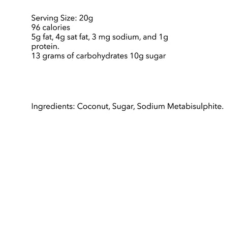 DM Sweets 2 lbs 15mm Dried Coconut Tidbit Chunks - of Fresh Crunchy Dried Coconut Pieces in Resealable Bag to Ensure