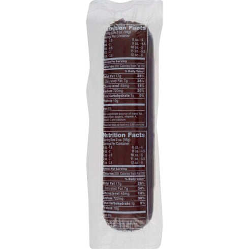Shullsburg Quality Meats Summer 7 oz. - Original Sausage