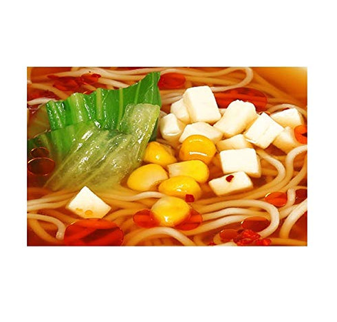 Generic Pack 12) Yamadai New Touch VEGAN NOODLES Ramen and hakoco Original Fork (Hot and Sour Noodles