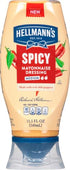 11.5 oz (Pack 2) Hellmann's Spicy Mayonnaise Dressing Squeeze Bottle For a Rich, Creamy Condiment Made with Real Chili