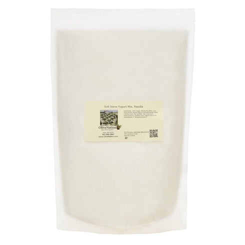 OliveNation Soft Serve Yogurt Mix, Vanilla - Fat Free Vanilla Flavor Frozen