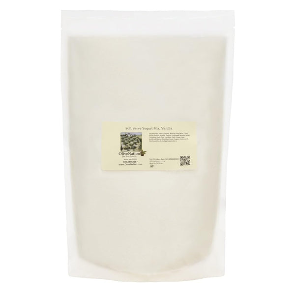 OliveNation Soft Serve Yogurt Mix, Vanilla - Fat Free Vanilla Flavor Frozen