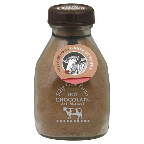 Silly Cow Farms Hot Chocolate (Chocolate-Truffle) 16 oz. glass jar (Pack of 3) by