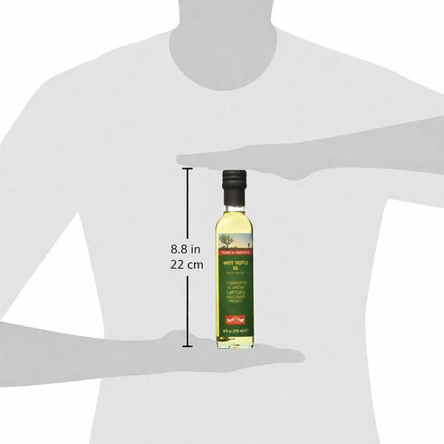 8.4 oz (250 ml), Terre di Tartufo White Truffle Oil, fl Italian Truffle Olive Oil, Gourmet Finishing Oil, Infused Olive