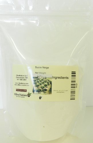 Snow White Non-Melting Topping Sugar, OliveNation Sucre Neige Non-Melting Powdered Sugar, No