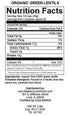 Mulberry Lane Farms 5 Green Lentils Pounds Whole USDA Certified Organic, Non-GMO, Bulk, Product of USA