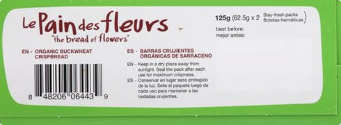 Le Pain des Fleurs Buckwheat Crispbread, 5.3 Ounce