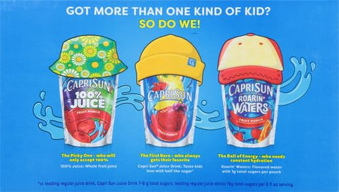 (30 6 oz (Pack 2) Capri Sun Strawberry Kiwi Naturally Flavored Juice Drink Blend ct Box, fl Pouches)