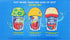 (30 6 oz (Pack 2) Capri Sun Strawberry Kiwi Naturally Flavored Juice Drink Blend ct Box, fl Pouches)