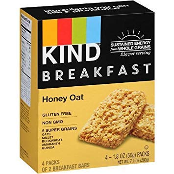 Packs (5) Kind, Breakfast Bars, Variety