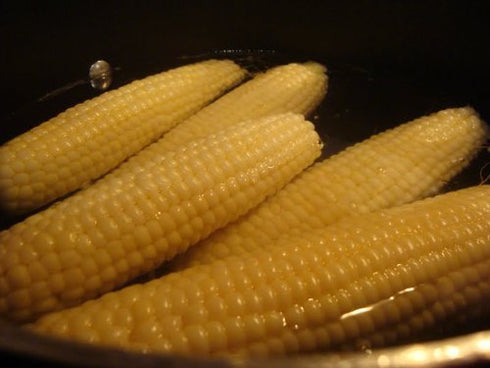 FRESH CORN ON THE COB CORN ON THE COB FRESH PRODUCE VEGETABLES 5 EARS PER PACK