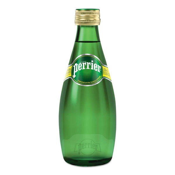 Perrier Sparkling Natural Mineral Water, 11 Oz Glass Bottle (Pack of 12,