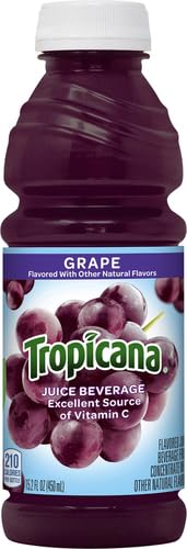 182.4 Oz (Pack 12) Tropicana Juice Drink, Grape, Fl