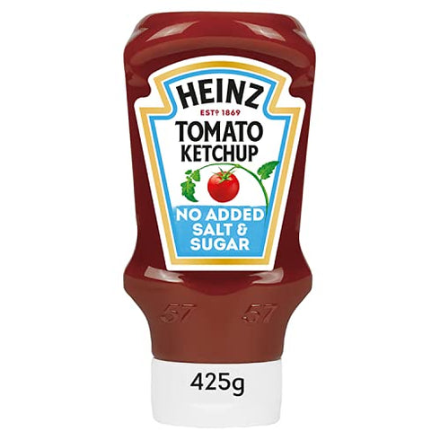 400ML Heinz Tomato Ketchup No Added Sugar And Salt
