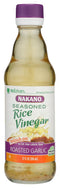 Nakano Seasoned Rice Vinegar Roasted Garlic 12.0 OZ(Pack of 2) by Nakano