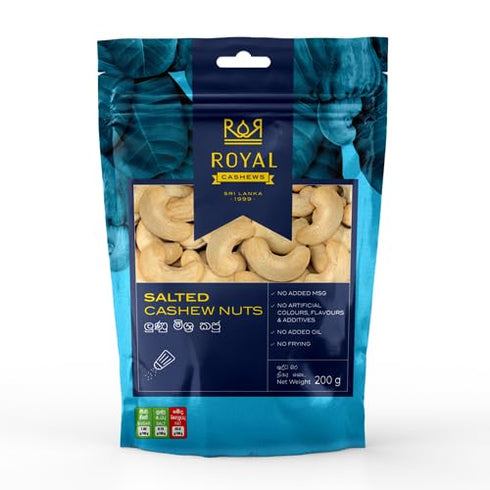 7 Oz Roasted Salted Cashew Nuts