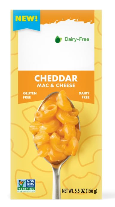Generic New Dairy Free Gluten Free Cheddar Mac & Cheese, Vegan, 5.5 oz