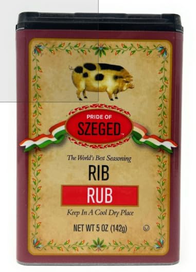 Mother Bears Candy Szeged Hungarian Rib Rub Seasoning, Gourmet Pork Dry Rub, 5 oz