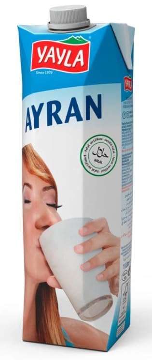 Generic 33.81 Oz, Pack 4 Yayla Ayran Yogurt-Based Drink with Water and Salt, Halal, Fl