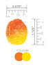 Gummy 3 Lb Canada Company Assorted Bulk Bags (Canada Company Sweet Peaches, Bag)