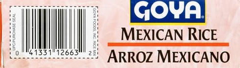 7 Goya Mexican Rice Mix, Chicken Flavor, Ounce
