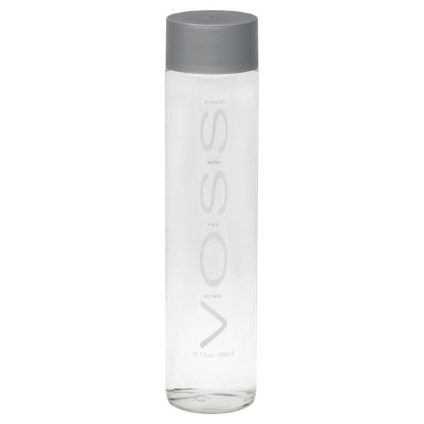 Voss Artesian Water (Still) Glass Bottles, 27.1-Ounce (Pack of 6)