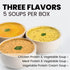 5 Packets, 3 15g 2g 100 Lawasi Instant Healthy Soup Quinoa & Vegetable Protein Flavors Protein, Fiber, Calories