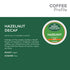 48 Count (Pack 1) Green Mountain Coffee Roasters Hazelnut Decaf, Single-Serve Keurig K-Cup Pods, Flavored Light Roast
