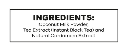 QuikTea Vegan Cardamom Unsweetened Chai Tea Latte – 10 Count, Bold Flavor, Naturally Caffeine-Light, Just Add Hot Water