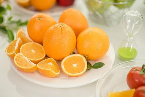 RawJoy (8 lb) Orange fruits fresh hand picked from orchard naturally grown farm produce