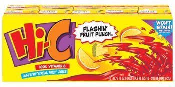 Hi-C Flashin' Fruit Punch Fruit Drink Aseptic Pack 8 pk