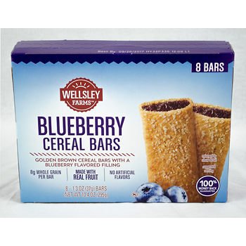 FQQF Pack, 48 Wellsley Farms Fruit & Grain Cereal Bars Variety ct. AS