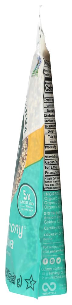 14.4 oz Ancient Harvest, Quinoa, Harmony, Tri-Color Blend