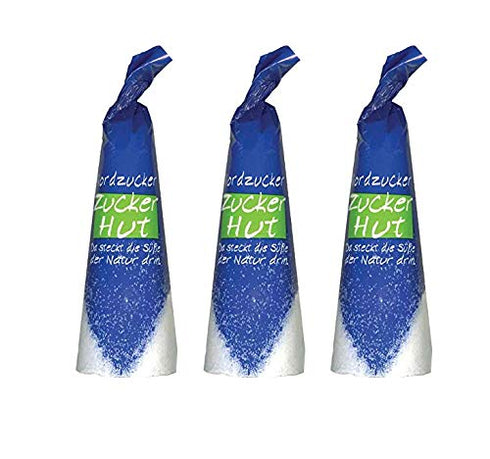 Nordzucker Sugar Cones, Zucker Hut (3-Pack)
