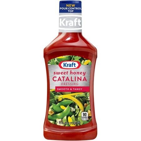 Kraft , Sweet Honey Catalina Dressing, 16oz Bottle (Pack of 3)
