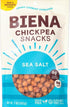 5 oz. (Pack 2) BIENA Chickpea Snacks, Sea Salt | Gluten Free | Vegan | Dairy Free | Plant Based Protein (Single Bag)