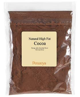 Penzeys Natural Cocoa Powder By Spices 6.4 oz 1.5 cup bag (Pack of