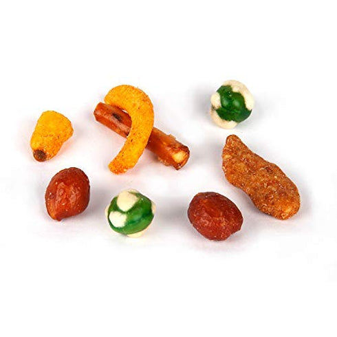 BEER NUTS Bar Mix w/Wasabi - Pretzels, Cheese Stix, Insane Grain & Wasabi Peas, 32oz Resealable Bag