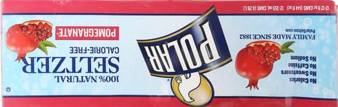 12 (Pack 12) Polar Seltzer Pomegranate, Fluid Ounce